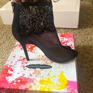Chinese laundry lace bootie